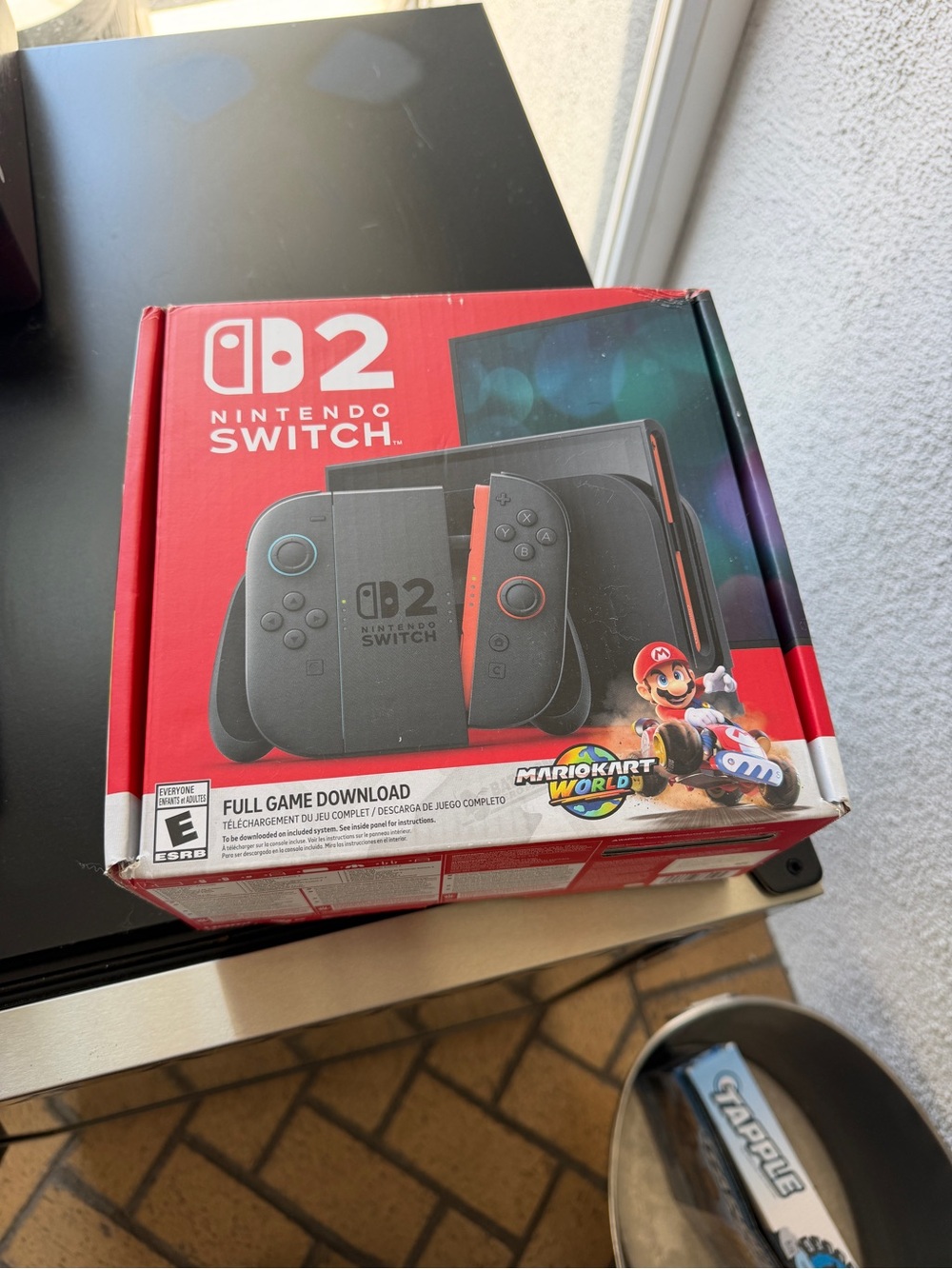 Nw in box Nintendo Switch with Mario world package